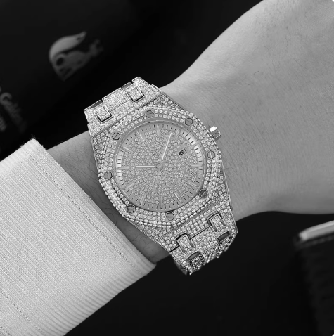 AP iced out silver with screws