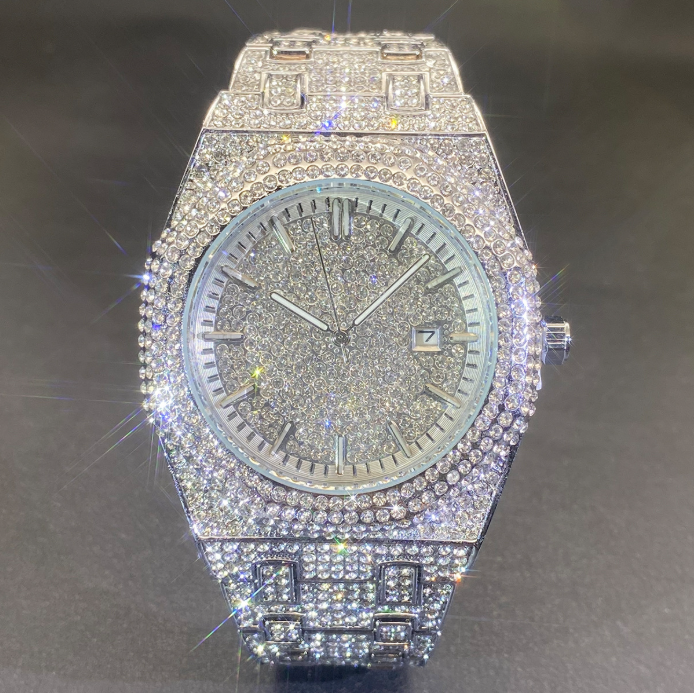 AP iced out silver
