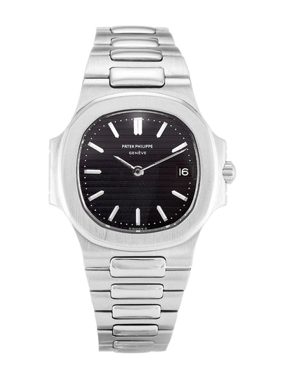 Patek nautilus silver , logo.