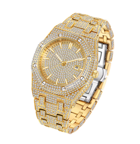 AP iced out gold with screws