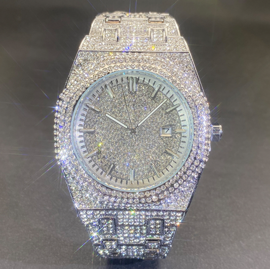 AP iced out silver