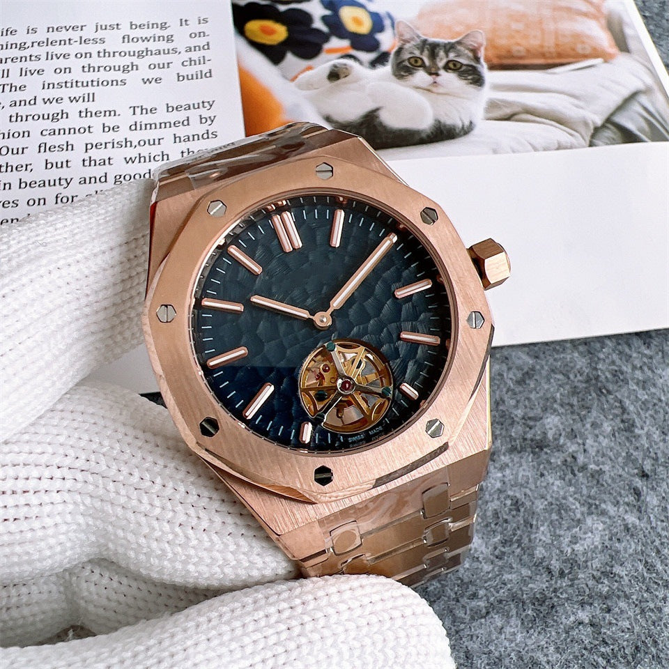 AP tourbillon scale gold , logo.