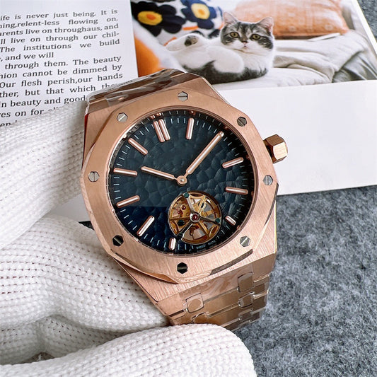 AP tourbillon scale gold , logo.