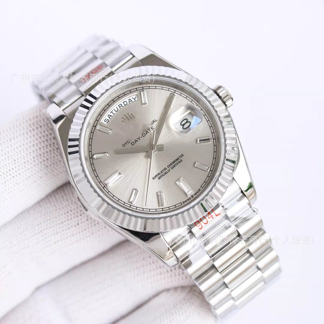 Rolex President Silver