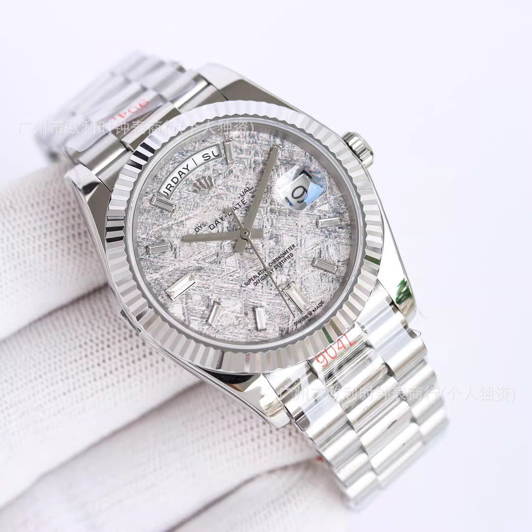 Rolex President Silver